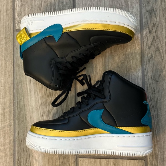 Nike AF1 Jester High Top CX Black Leather W | Women’s Size 6.5 - Picture 4 of 9